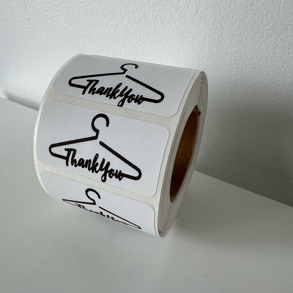 Set of 100 - Thank you / Seal Adhesive Packaging Label Stickers 2in - Picture 5 of 8